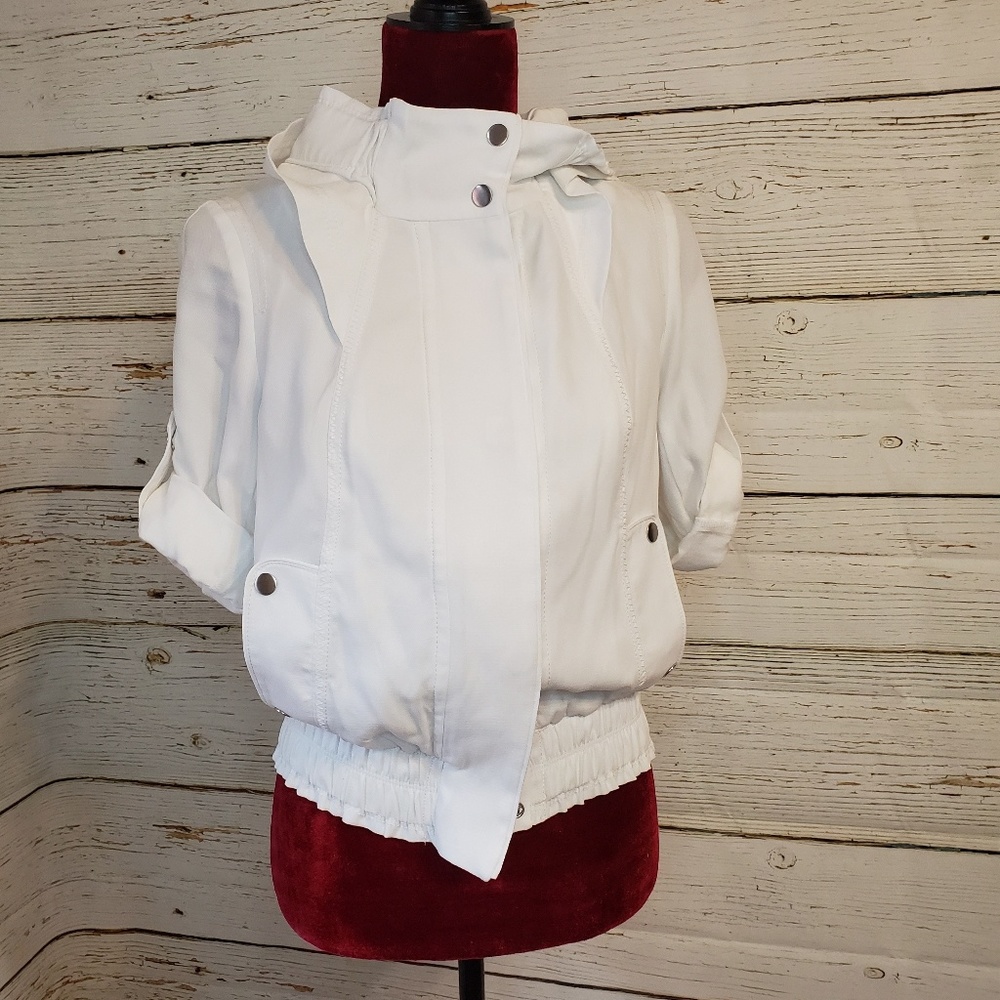 White House Black Market hooded jacket